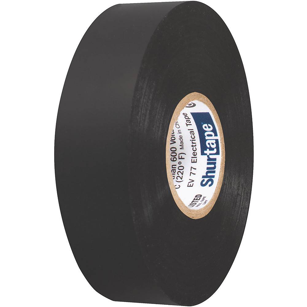 Shurtape EV 077B Professional Grade Black Electrical Tape f/Insulating  Splicing - 3/4" x 66' - 10-Pack [104706] - Twin Screws Marine Service