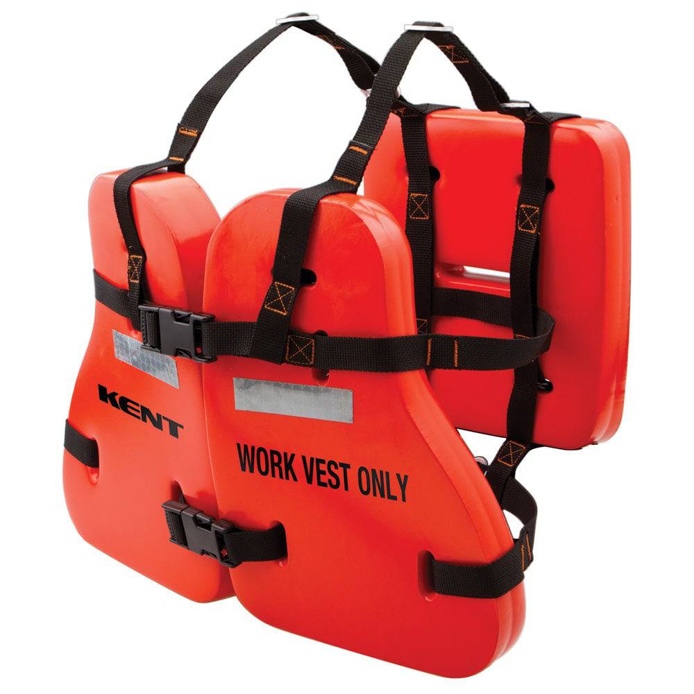 Kent Type V Vinyl Dip Work Vest - Oversized - Fits Chest Size 42- 68 [151200-200-005-13] - Twin Screws Marine Service