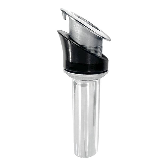 Tigress 9" 30-Degree Rod Holder - Screwless - Stainless Steel [77275] - Twin Screws Marine Service