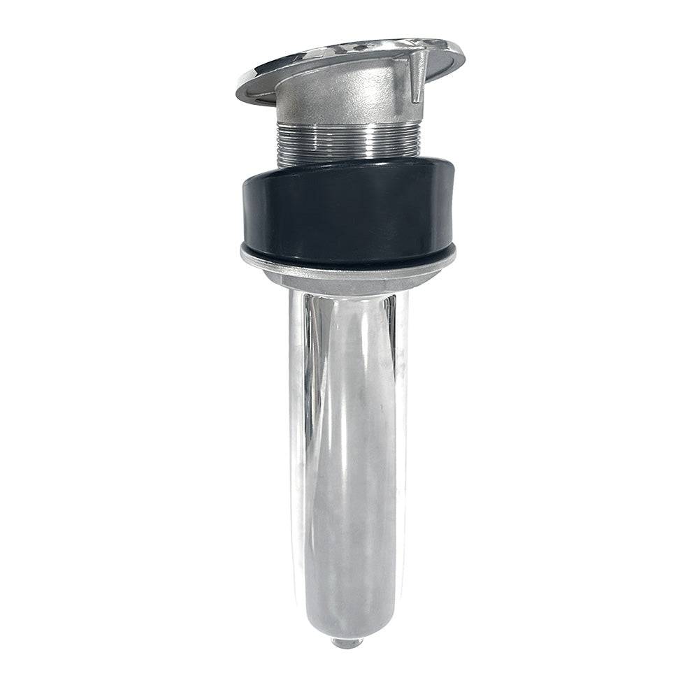 Tigress 10.5" 15-Degree Swivel Rod Holder - Screwless - Stainless Steel [77279] - Twin Screws Marine Service