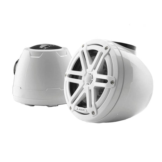 JL Audio M3 VeX Series 6.5" Enclosed Coaxial Speakers w/White Sports Grilles - M3-650VEX-Gw-S-Gw [010-03256-00] - Twin Screws Marine Service