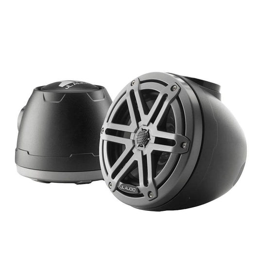 JL Audio M3 VeX Series 6.5" Enclosed Coaxial Speakers w/Grey Sports Grilles - M3-650VEX-Mb-S-Gm [010-03257-00] - Twin Screws Marine Service