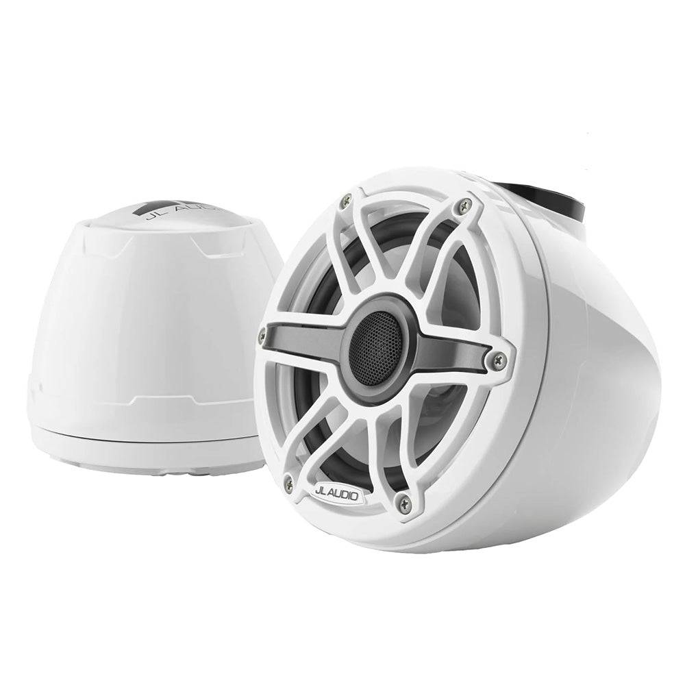 JL Audio M6 VeX Series 6.5" Enclosed Coaxial Speakers w/White Sports Grilles - M6-650VEX-Gw-S-GwGw [010-03260-00] - Twin Screws Marine Service