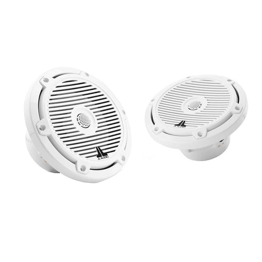 JL Audio M3 Series 6.5" Marine Coaxial Speakers w/Gloss White Classic Grilles - M3-650X-C-Gw [010-03060-00] - Twin Screws Marine Service