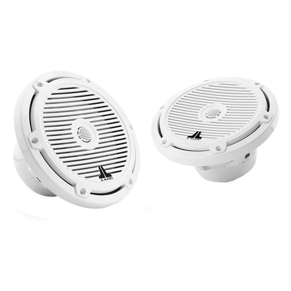 JL Audio M3 Series 7.7" Marine Coaxial Speakers w/Gloss White Classic Grilles - M3-770X-C-Gw [010-03065-00] - Twin Screws Marine Service