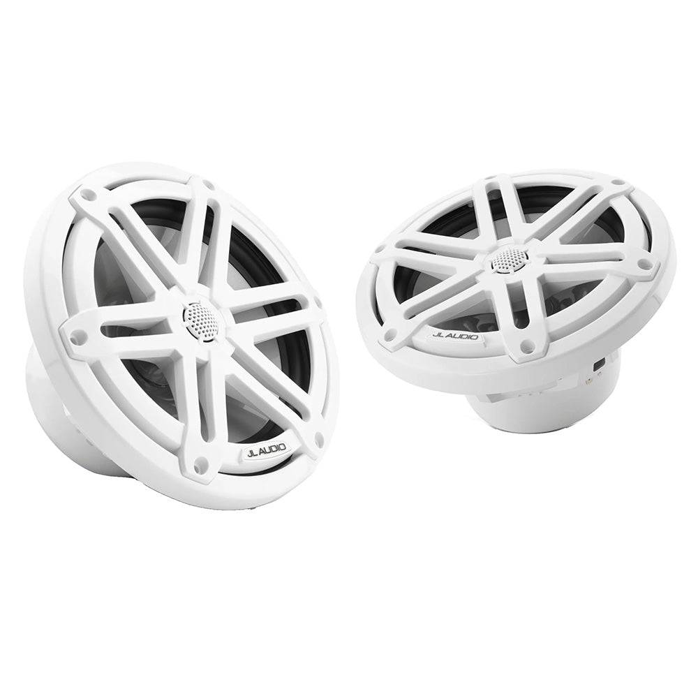 JL Audio M3 Series 7.7" Marine Coaxial Speakers w/Gloss White Sport Grilles - M3-770X-S-Gw [010-03068-00] - Twin Screws Marine Service