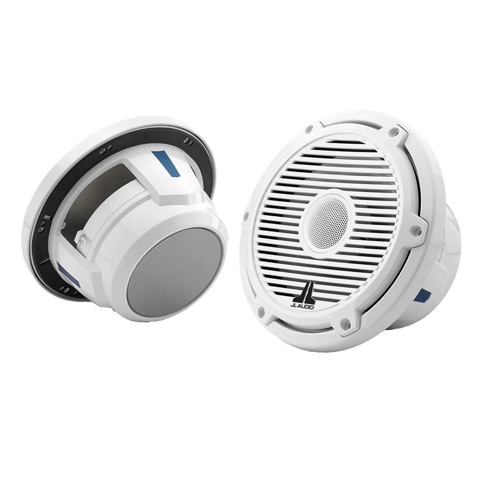 JL Audio M6 Series 7.7" Marine Coaxial Speakers w/Gloss White Classic Grille - M6-770X-C-3GW [010-03498-00] - Twin Screws Marine Service