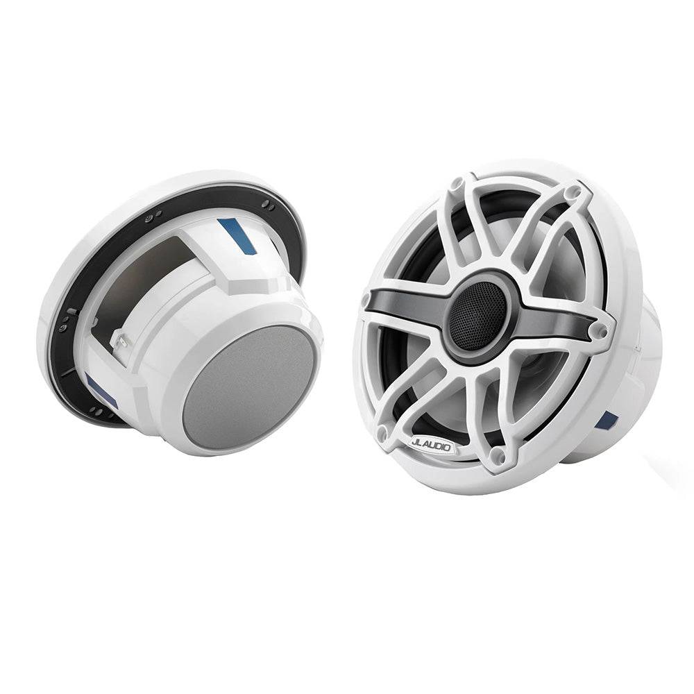 JL Audio M6 Series 7.7" Marine Coaxial Speakers w/Gloss White Sport Grille - M6-770X-S-GwGw [010-03073-00] - Twin Screws Marine Service