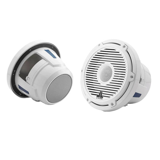 JL Audio M6 Series 8.8" Marine Coaxial Speakers w/Gloss White Classic Grille - M6-880X-C-3Gw [010-03499-00] - Twin Screws Marine Service