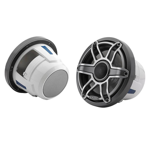 JL Audio M6 Series 8.8" Marine Coaxial Speakers w/Titanium Sport Grille - M6-880X-S-GmTi [010-03079-00] - Twin Screws Marine Service