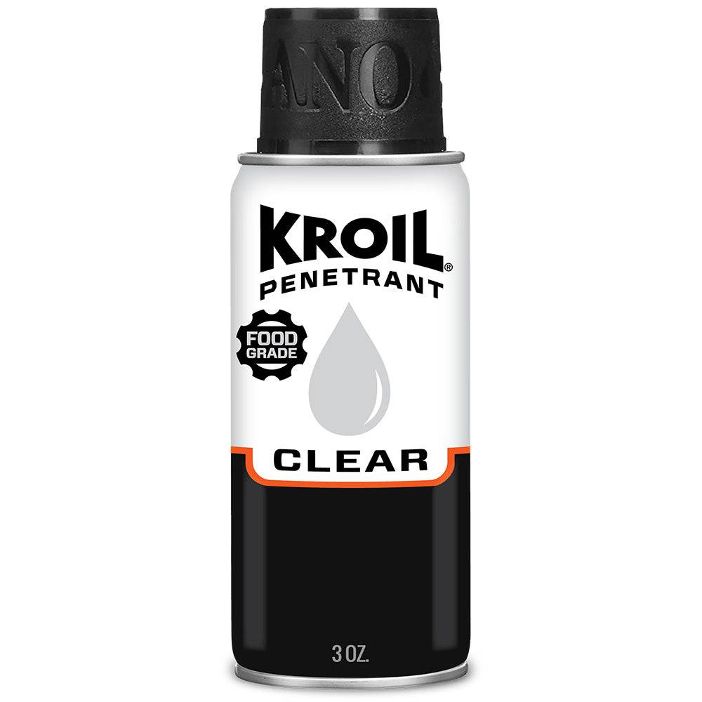 Kroil Clear Food Grade Penetrating Oil - Aerosol - 3oz Can [CKS032] - Twin Screws Marine Service