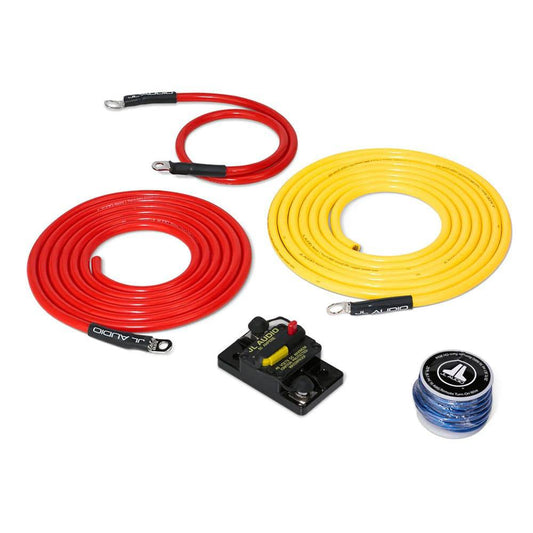 JL Audio Premium 6 AWG 12v Power Connection Kit f/Single Amplifier Within 10' of Battery - XMD-PCS50A-1-L10 [010-13417-00] - Twin Screws Marine Service