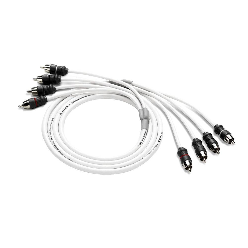 JL Audio 4 Channel 6' Marine Audio RCA Cable - XMD-WHTAIC4-6 [010-13473-00] - Twin Screws Marine Service