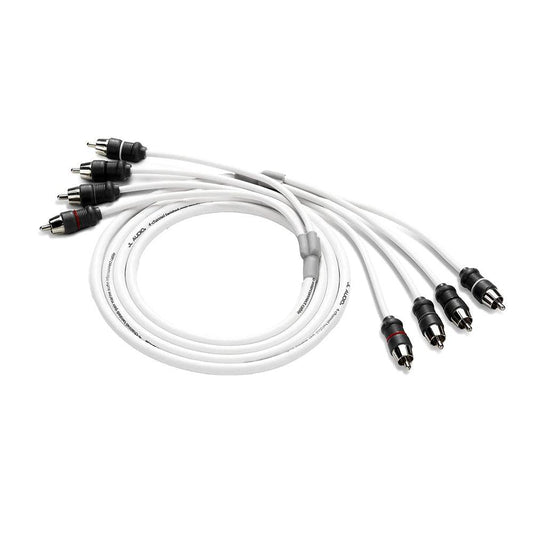 JL Audio 4 Channel 6' Marine Audio RCA Cable - XMD-WHTAIC4-6 [010-13473-00] - Twin Screws Marine Service