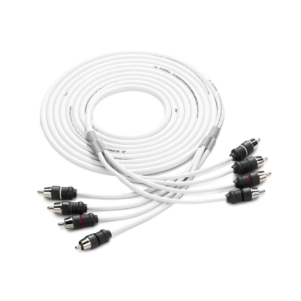 JL Audio 4 Channel 12' Marine Audio RCA Cable - XMD-WHTAIC4-12 [010-13474-00] - Twin Screws Marine Service