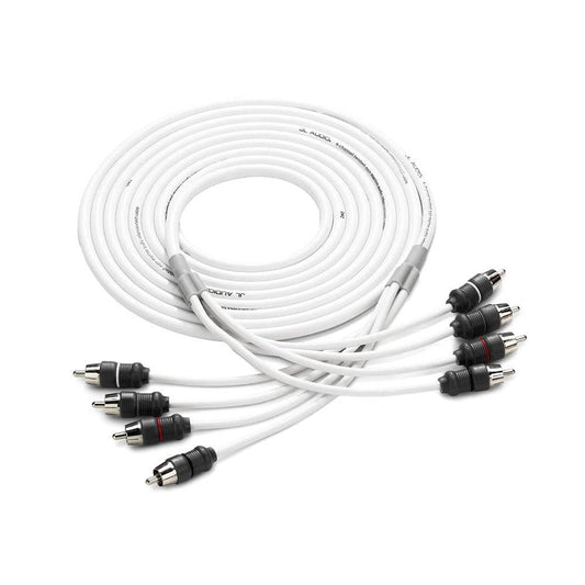 JL Audio 4 Channel 12' Marine Audio RCA Cable - XMD-WHTAIC4-12 [010-13474-00] - Twin Screws Marine Service