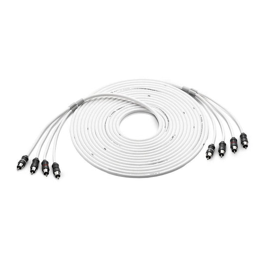 JL Audio 4 Channel 25' Marine Audio RCA Cable - XMD-WHTAIC4-25 [010-13475-00] - Twin Screws Marine Service