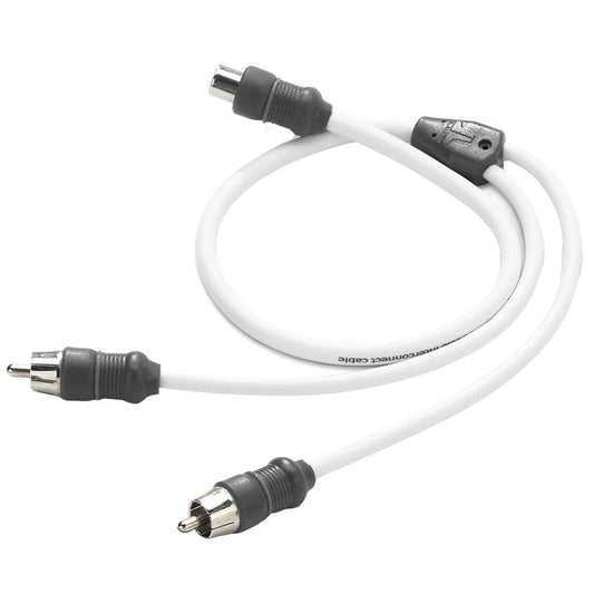JL Audio 2 Channel Marine Audio Y-Adaptor 1 Female Jack to 2 Male Plugs - XMD-WHTAICY-1F2M [010-13552-00] - Twin Screws Marine Service