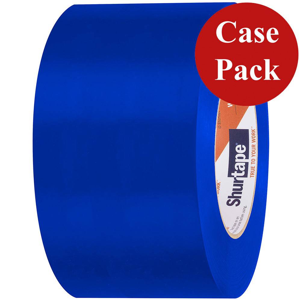 Shurtape UV-Resistant Marine Heat Shrink Tape - 72MM x 55M Roll - Straight Edge Blue *Case of 16 Rolls* [105739C] - Twin Screws Marine Service