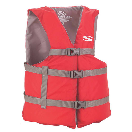 Stearns PFD 2001 Adult Boat Universal Red Display f/Adults Over 90lbs - Chest Size Of 50" [2160925] - Twin Screws Marine Service