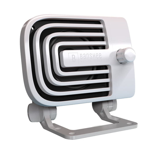 Banshee Marine Active External VHF Speaker - White [BAR-VA-1W] - Twin Screws Marine Service