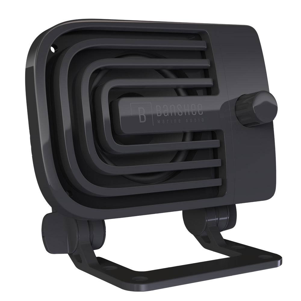 Banshee Marine Active External VHF Speaker - Black [BAR-VA-1B] - Twin Screws Marine Service