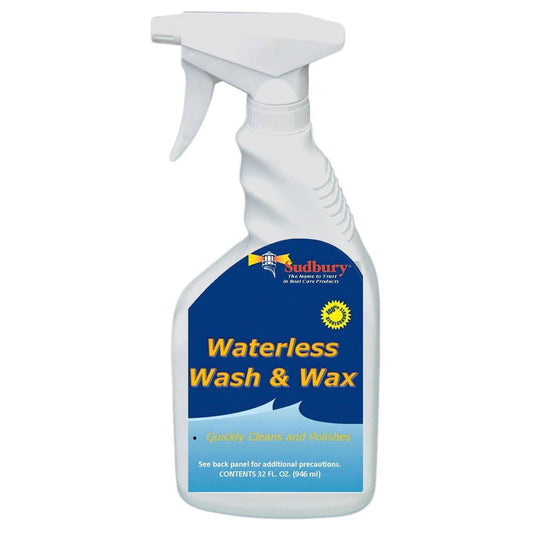 Sudbury Waterless Wash  Wax - 32oz Spray Bottle [150Q] - Twin Screws Marine Service
