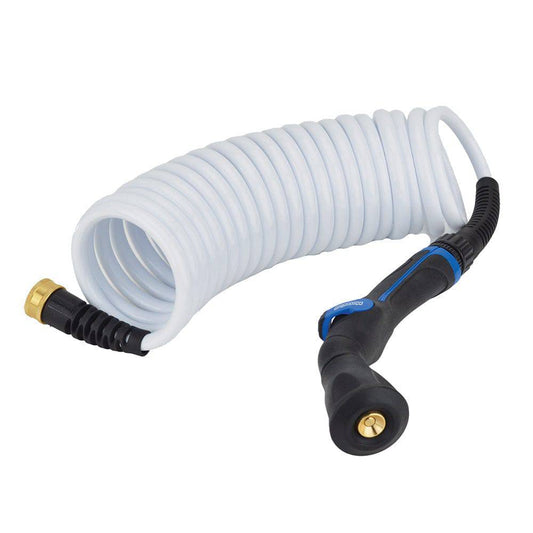 HoseCoil Skipper Spray System w/20' 3/8" Hose - White [HS2011K] - Twin Screws Marine Service