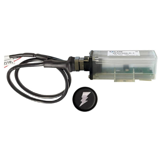 TALOS Remote Housing Lightning Detection System w/3' Cable - Black Round Indicator w/Translucent Housing [SFD1000R-T1-BO-BL-3FT] - Twin Screws Marine Service