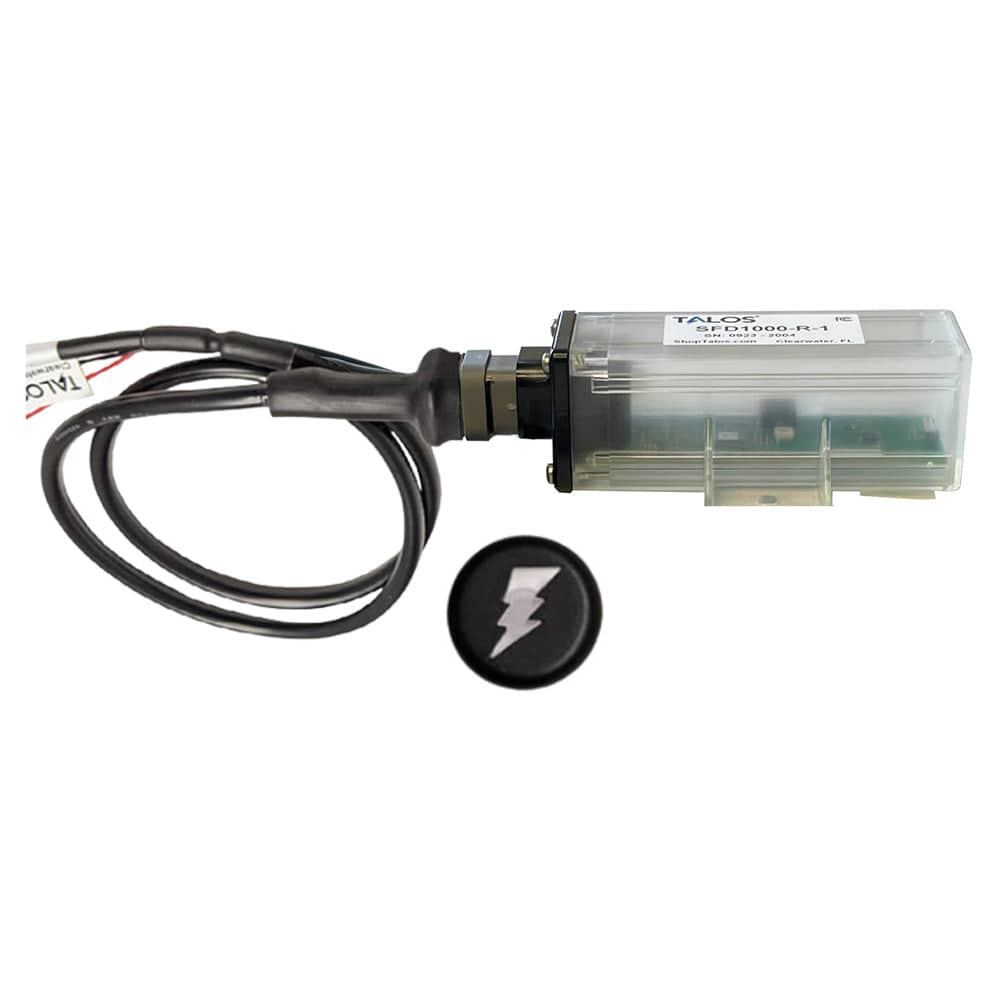 TALOS Remote Housing Lightning Detection System w/20' Cable - Black Round Indicator w/Translucent Housing [SFD1000R-T1-BO-BL-20FT] - Twin Screws Marine Service