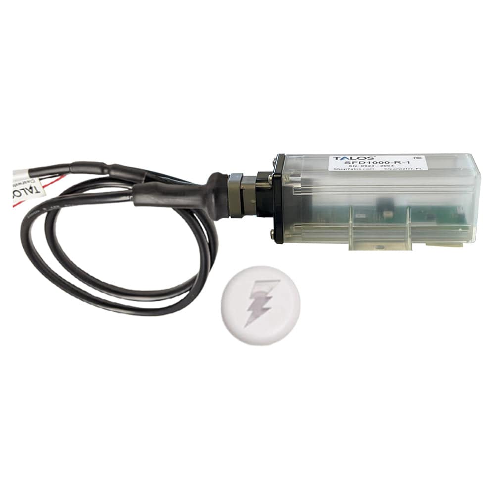 TALOS Remote Housing Lightning Detection System w/3' Cable - White Round Indicator w/Translucent Housing [SFD1000R-T1-WO-WH-3FT] - Twin Screws Marine Service
