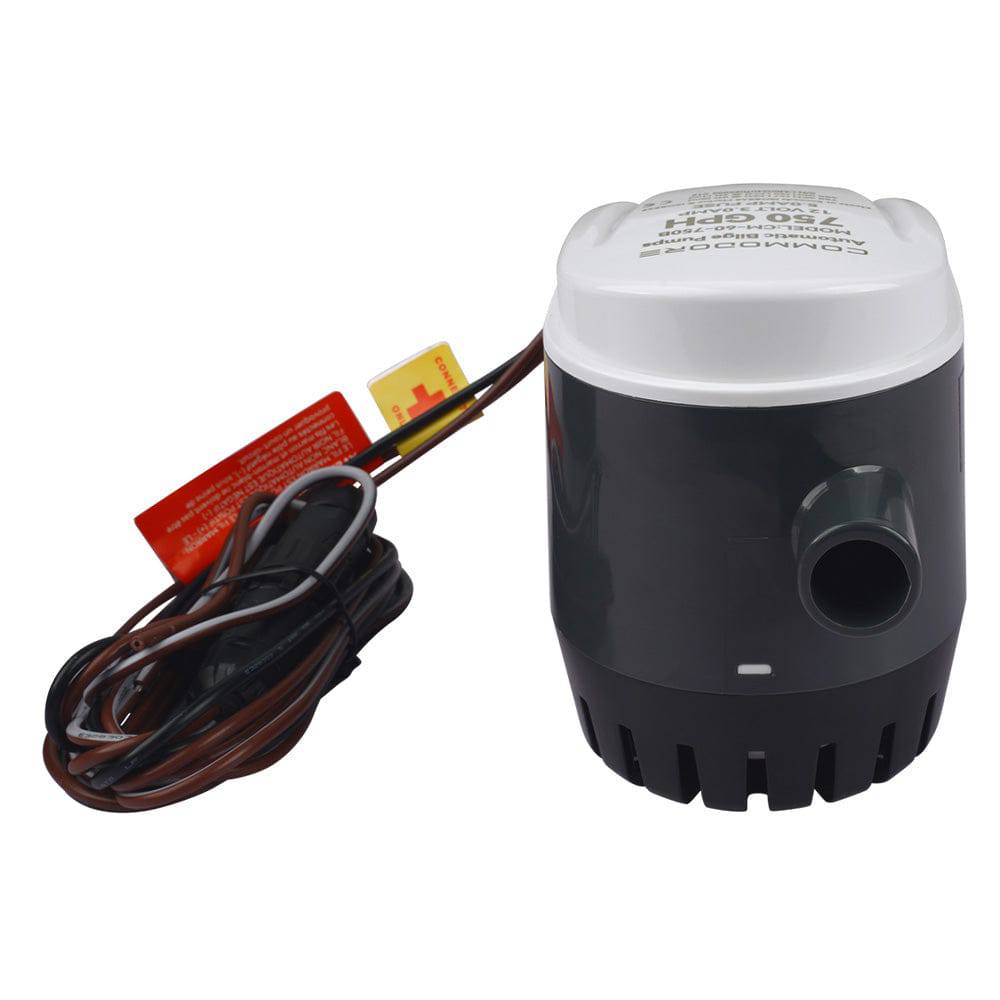 Commodore 750 GPH 60 Series Automatic Bilge Pump - 12V [CM-60-750B] - Twin Screws Marine Service