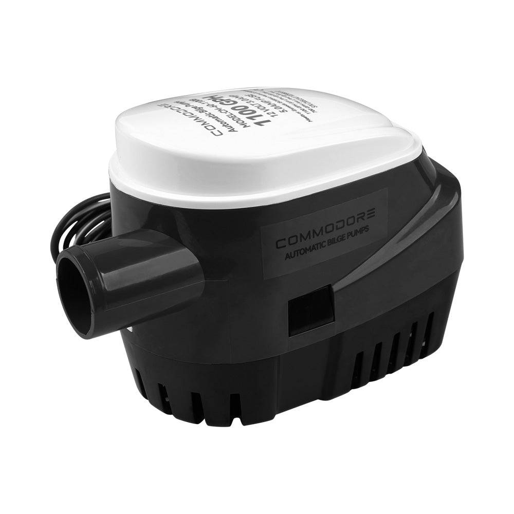 Commodore 1100 GPH 60 Series Automatic Bilge Pump - 12V [CM-60-1100B] - Twin Screws Marine Service
