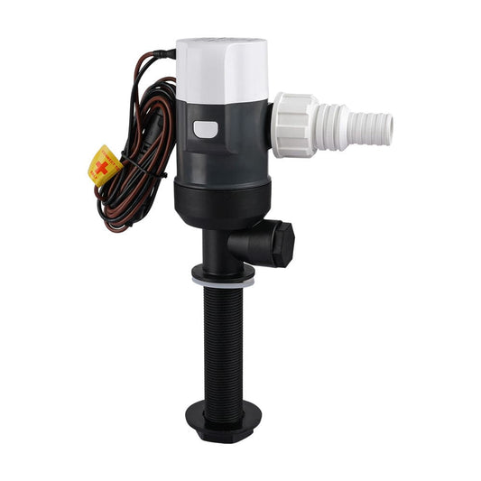 Commodore 1100 GPH Vertical Livewell Pump - Long - 12V [CM-C31-1100L] - Twin Screws Marine Service