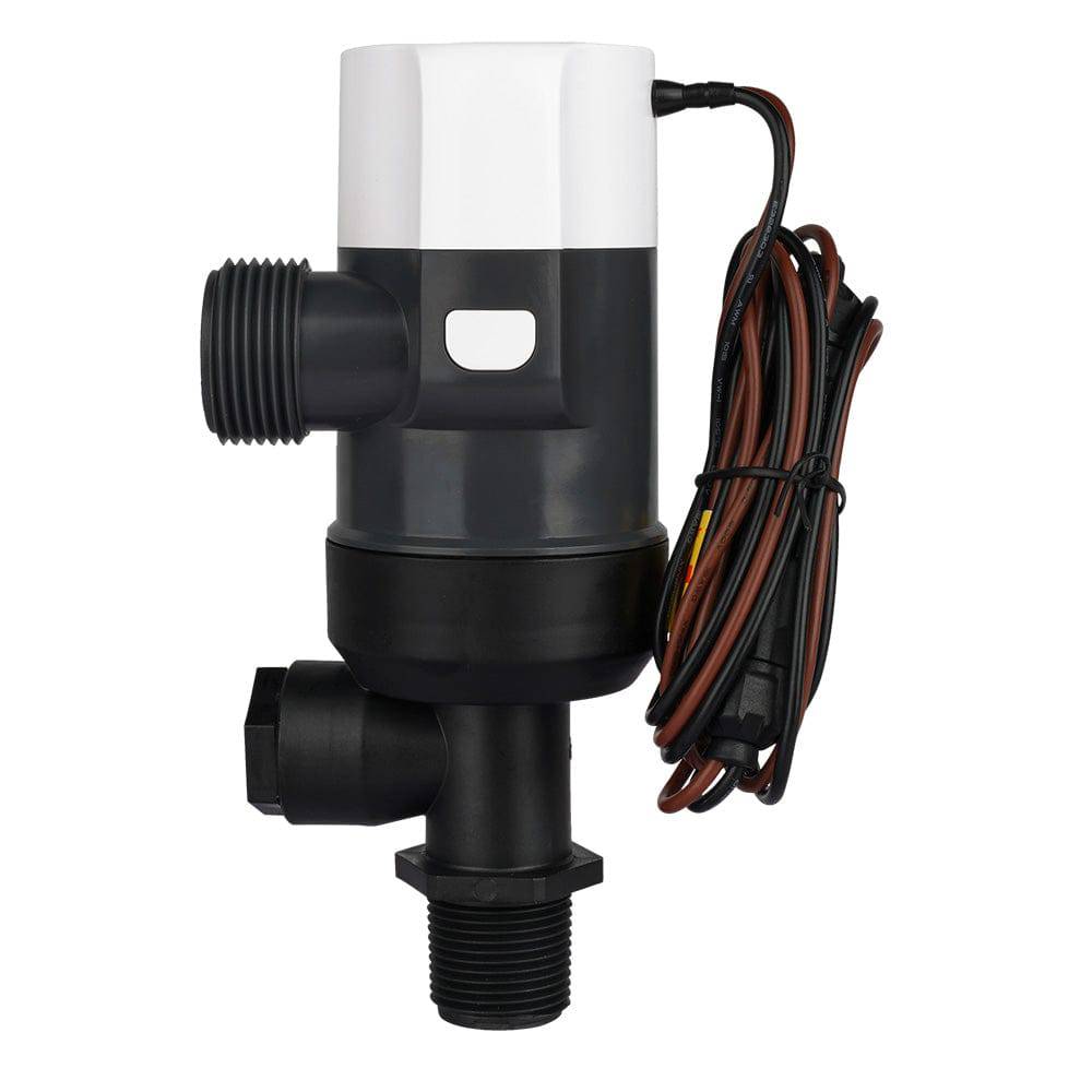 Commodore 1100 GPH Vertical Livewell Pump - Short - 12V [CM-D31-1100L] - Twin Screws Marine Service