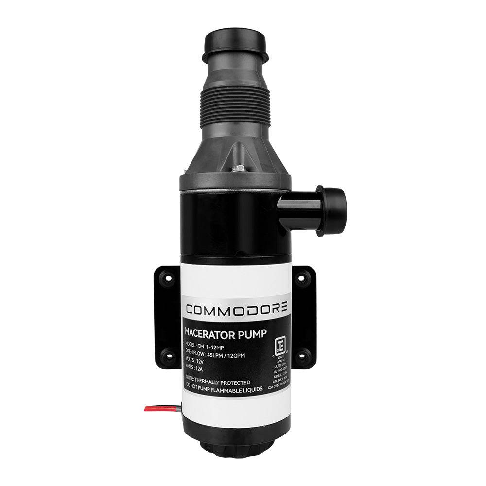 Commodore 12 GPM Macerator Pump - 12V [CM-1-12MP] - Twin Screws Marine Service