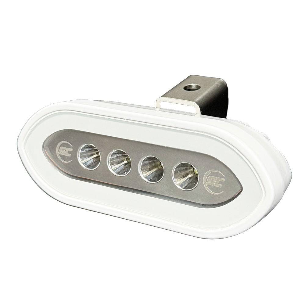 Shadow-Caster Bracket Mount Spreader Light - White Housing - White [SCM-SLB4X-GW-WH] - Twin Screws Marine Service
