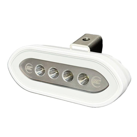 Shadow-Caster Bracket Mount Spreader Light - White Housing - White [SCM-SLB4X-GW-WH] - Twin Screws Marine Service
