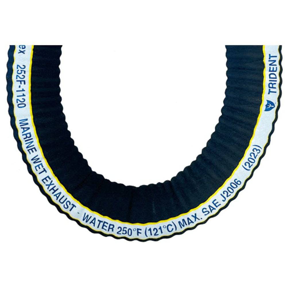 Trident Marine 1-1/2" Extra-Flex Corrugated Marine Wet Exhaust Hose - Sold by the Foot [252F-1126-FT] - Twin Screws Marine Service