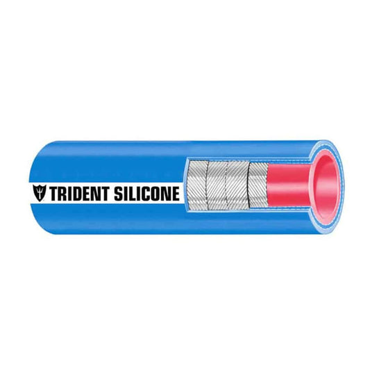 Trident Marine 1-1/2" x 36' Blue Silicone Wet Exhaust Hose [202V1120-36] - Twin Screws Marine Service