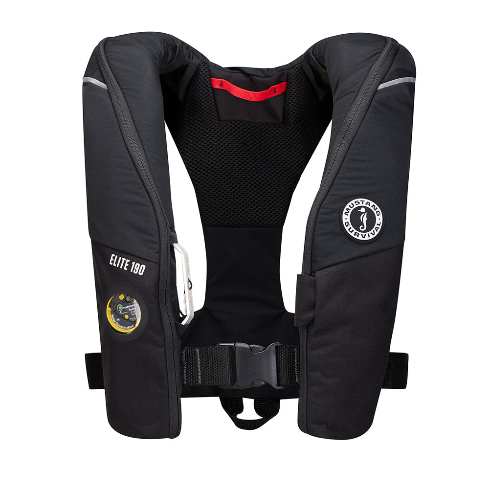 Mustang Elite 190 Offshore Inflatable PFD - Black [MD3170-13-0] - Twin Screws Marine Service