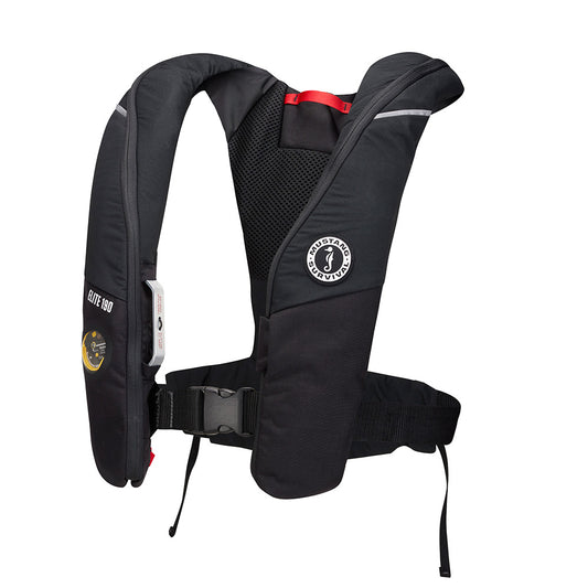 Mustang Elite 190 Offshore Inflatable PFD - Black [MD3170-13-0] - Twin Screws Marine Service