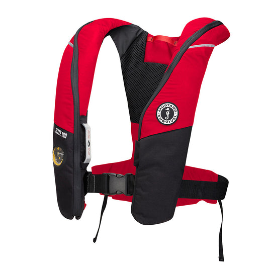 Mustang Elite 190 Offshore Inflatable PFD - Red/Black [MD3170-123-0] - Twin Screws Marine Service