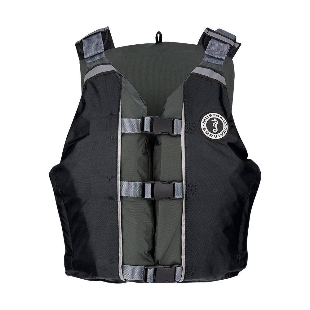 Mustang APF Foam Vest - Universal - Black/Grey [MV411102-806-0] - Twin Screws Marine Service