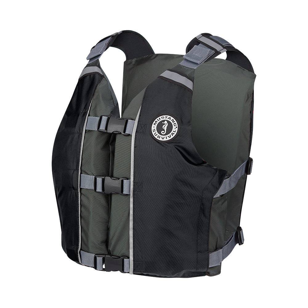 Mustang APF Foam Vest - Universal - Black/Grey [MV411102-806-0] - Twin Screws Marine Service