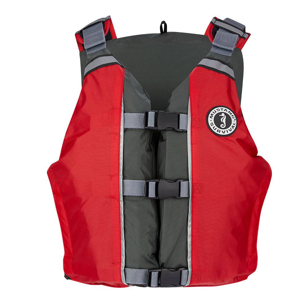 Mustang APF Foam Vest - Universal - Red/Grey [MV411102-861-0] - Twin Screws Marine Service