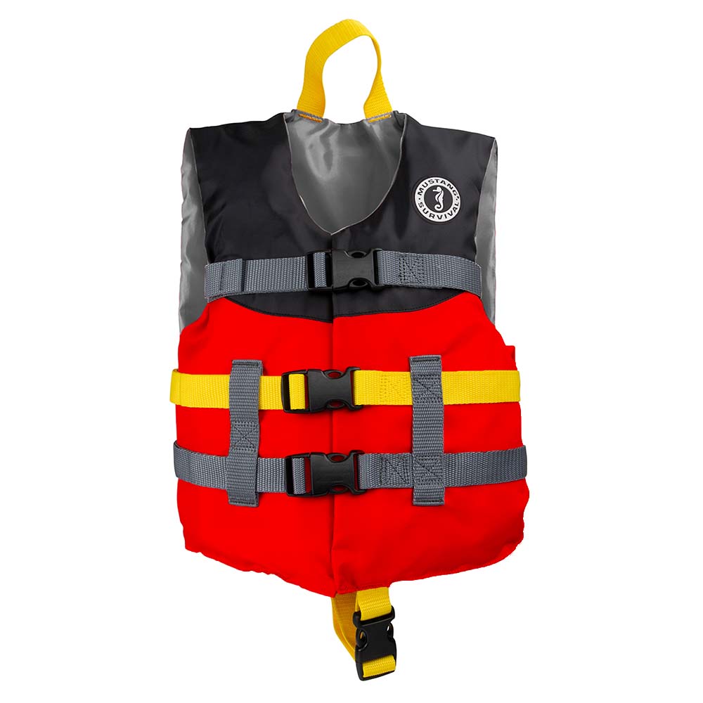 Mustang Child Livery Foam Vest - Red/Black [MV230102-123-0] - Twin Screws Marine Service