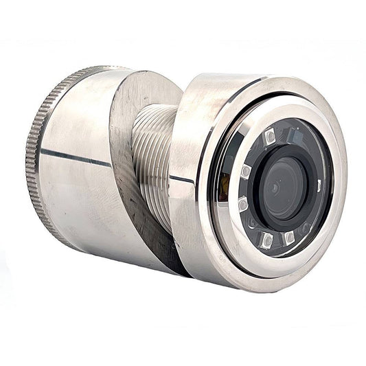 Iris 3MP Compact 316L Stainless Steel Thru-Hull/Panel IP Camera - 3.6mm Lens [IRIS435-36] - Twin Screws Marine Service