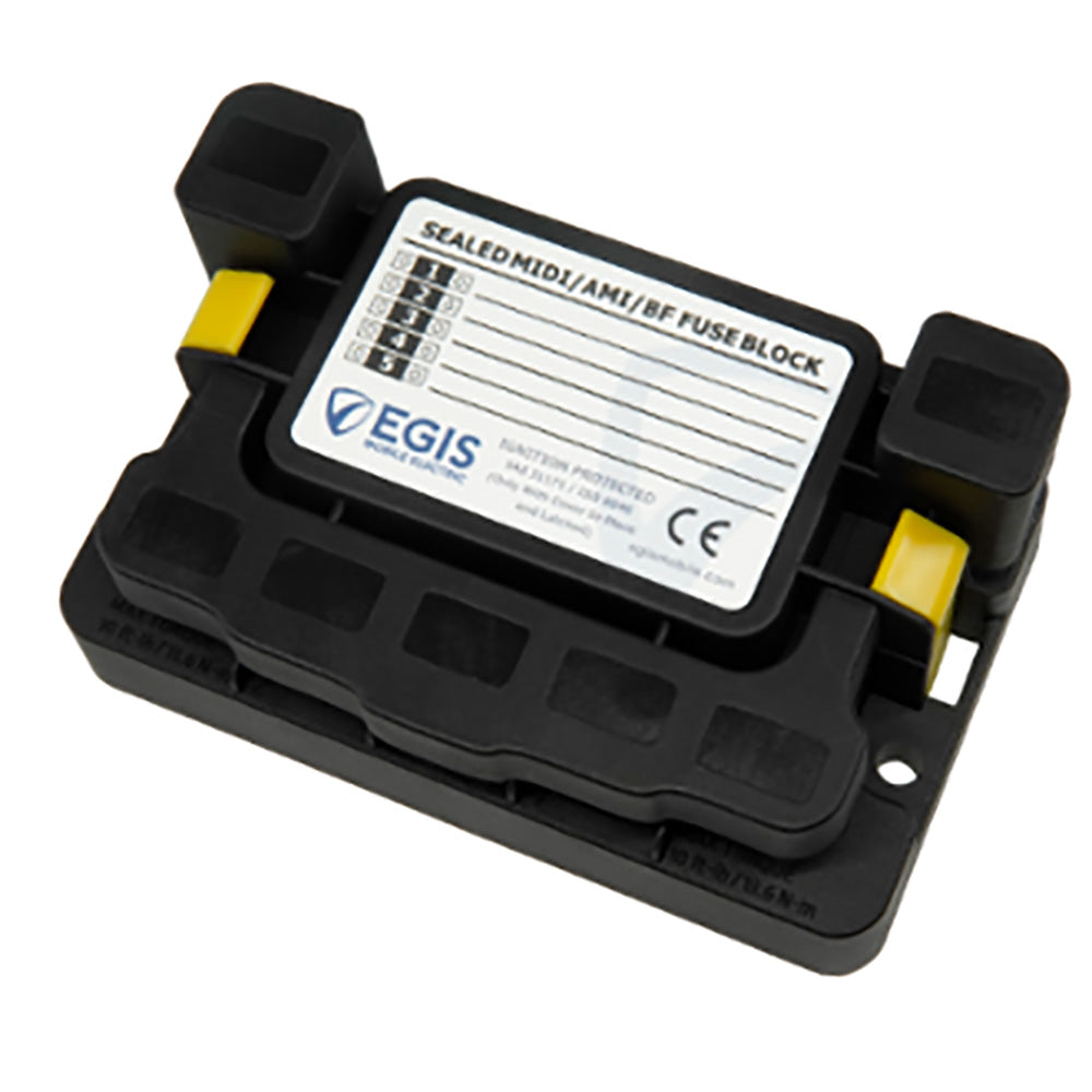 Egis MIDI 5x Fuse Block w/Sealed Cover [3908] - Twin Screws Marine Service