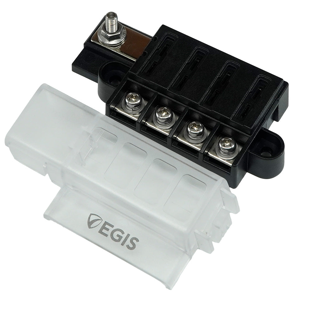 Egis RT Fuse Block - 4 Circuit w/Cover [8045] - Twin Screws Marine Service